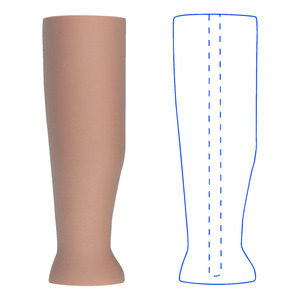 REVET. MOUSSE, PREFORME -TIBIAL- REVET. MOUSSE, PREFORME -TIBIAL-