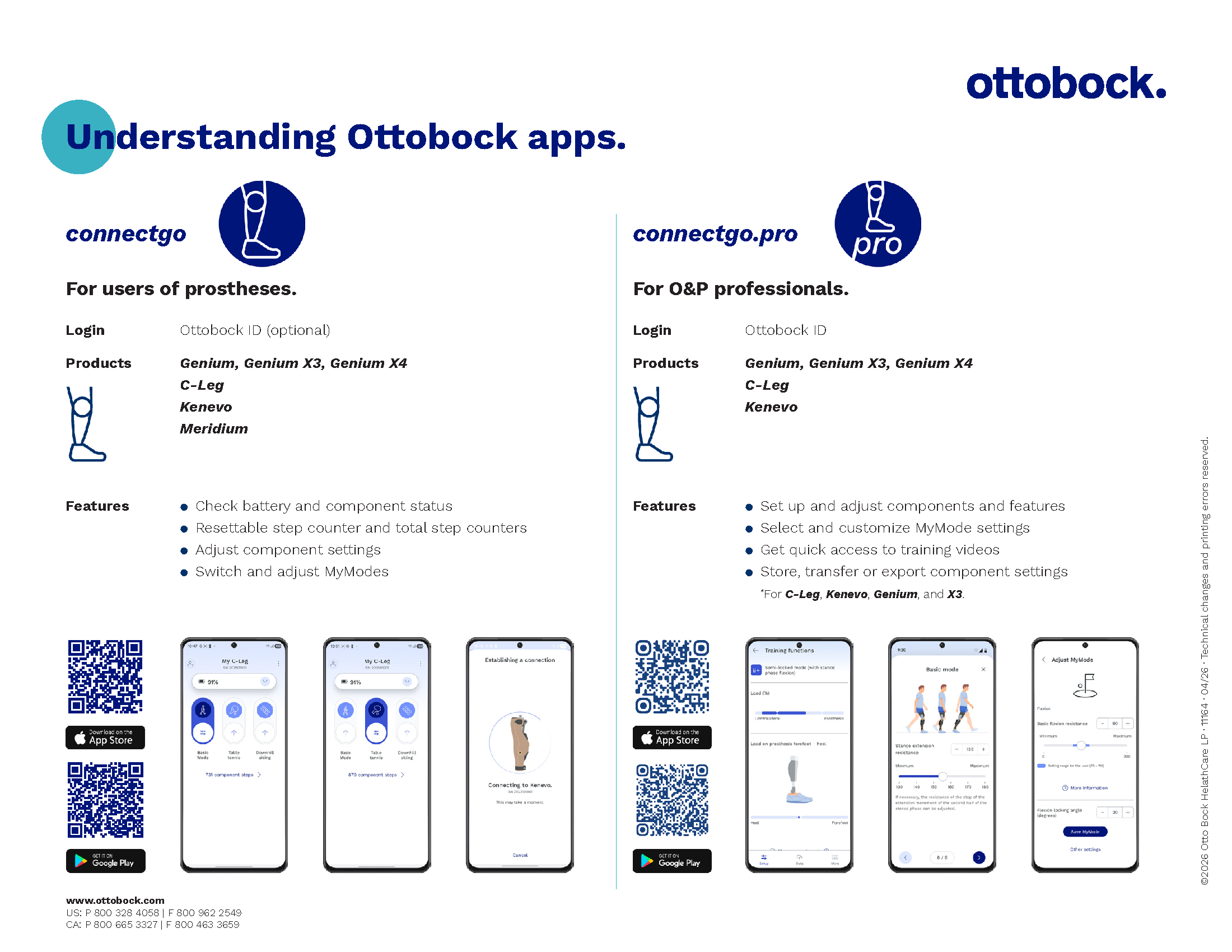 Ottobock apps