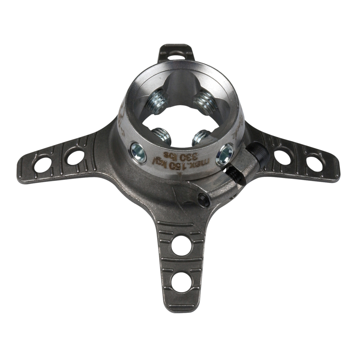 Three Leg Adapter Rotatable 4 prong Adapter w/adj screws | Adapters / Structural ...