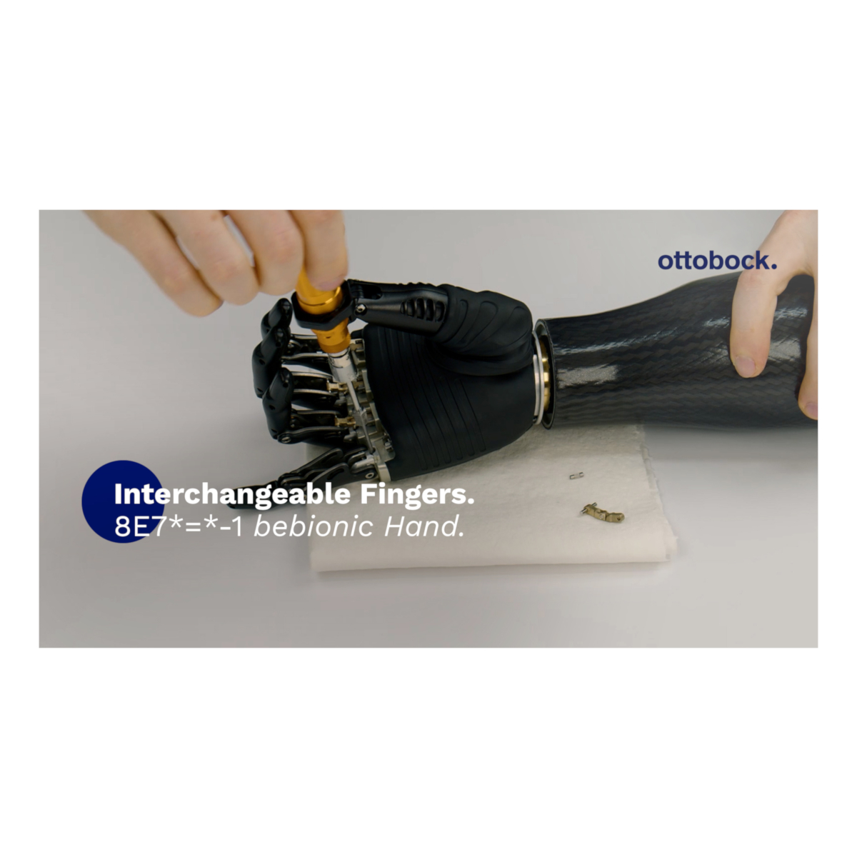Bebionic Arm Labeled Ottobock Main Bebionic | Membre Bebionic – UAJET